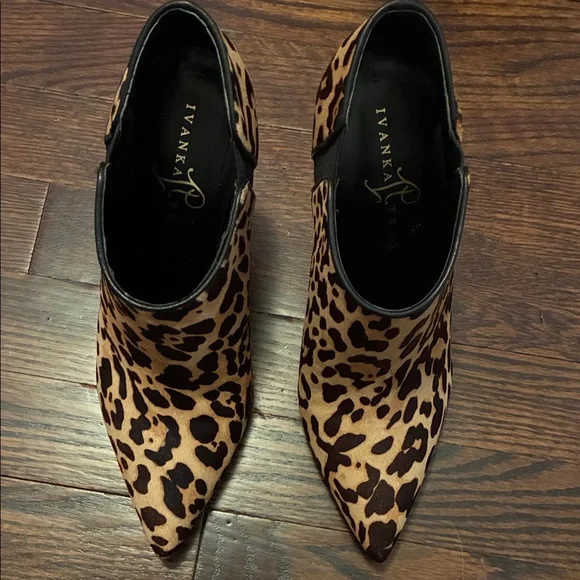 Ivanka Trump Animal Print Heeled Boots - Picture 5 of 7